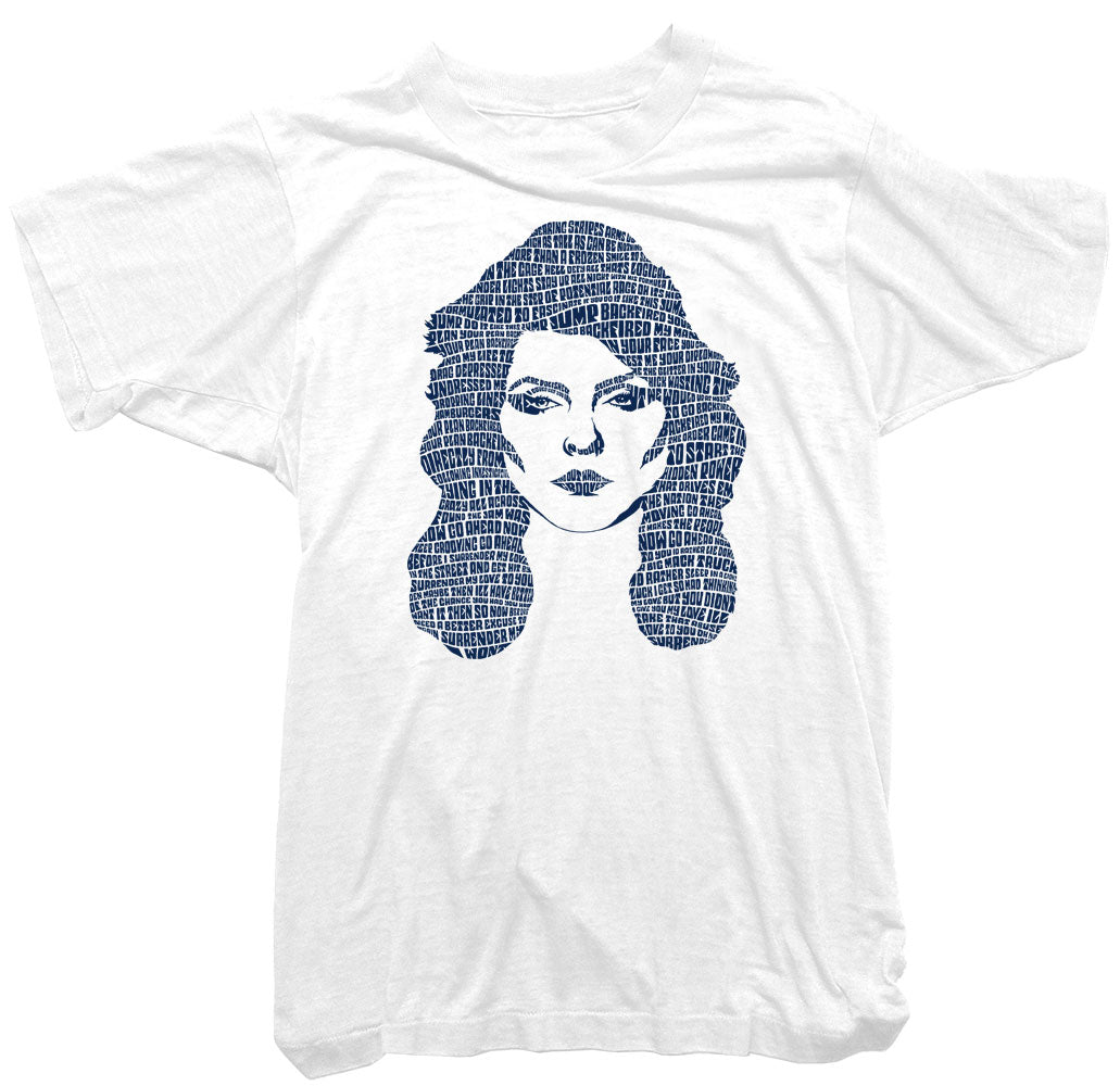 Debbie Harry T-Shirt - Debbie Lyric Head T-Shirt