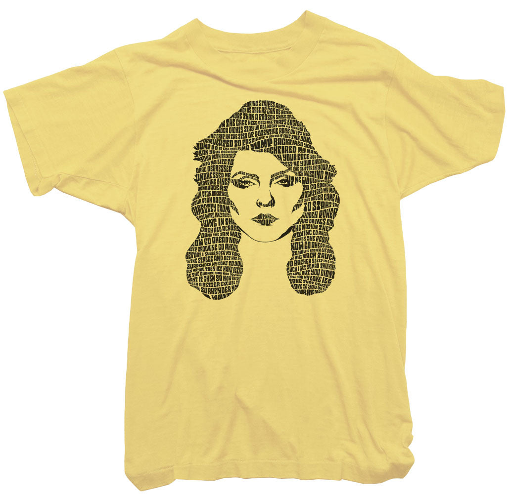 Debbie Harry T-Shirt - Debbie Lyric Head T-Shirt