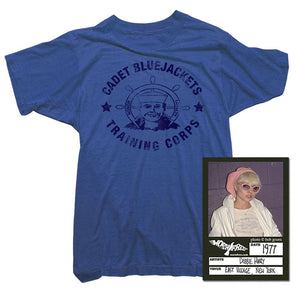 Blondie T-Shirt - Blue Jackets Tee worn by Debbie Harry
