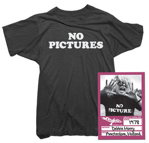 Blondie T-Shirt - No Pictures Tee worn by Debbie Harry