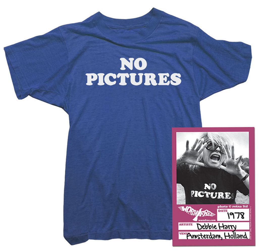 Blondie T-Shirt - No Pictures Tee worn by Debbie Harry