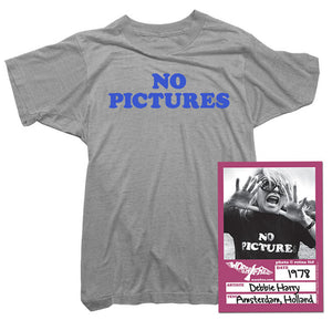 Blondie T-Shirt - No Pictures Tee worn by Debbie Harry