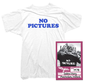 Blondie T-Shirt - No Pictures Tee worn by Debbie Harry