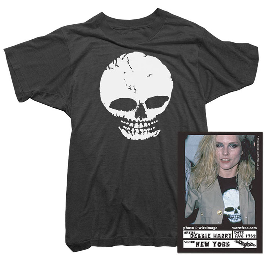 Blondie T-Shirt - Skull Tee worn by Debbie Harry