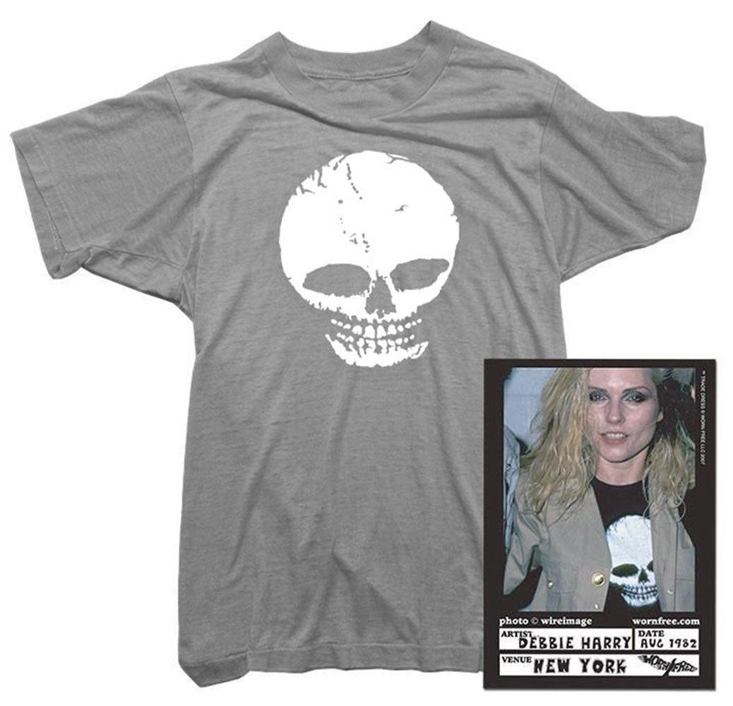 Blondie T-Shirt - Skull Tee worn by Debbie Harry
