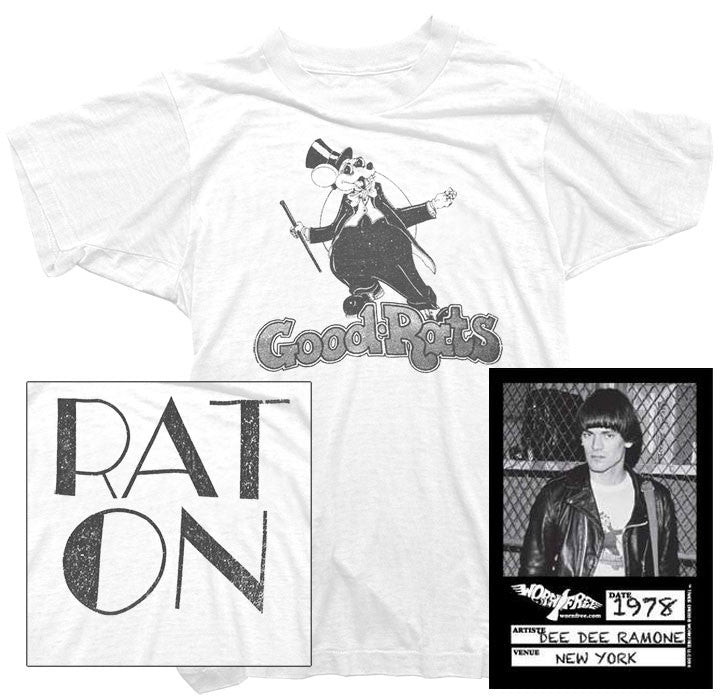 Dee Dee Ramone T-Shirt - Good Rats Tee worn by Dee Dee Ramone