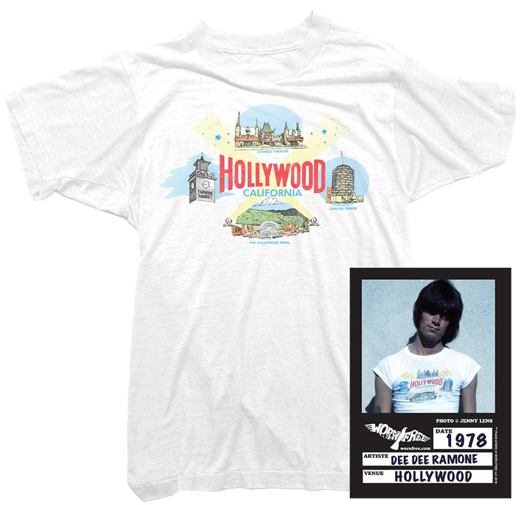 Dee Dee Ramone T-Shirt - Hollywood Tee worn by Dee Dee Ramone