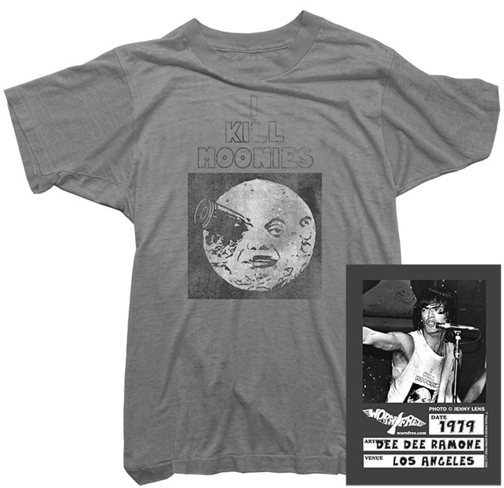 Dee Dee Ramone T-Shirt - I Kill Moonies Tee worn by Dee Dee Ramone