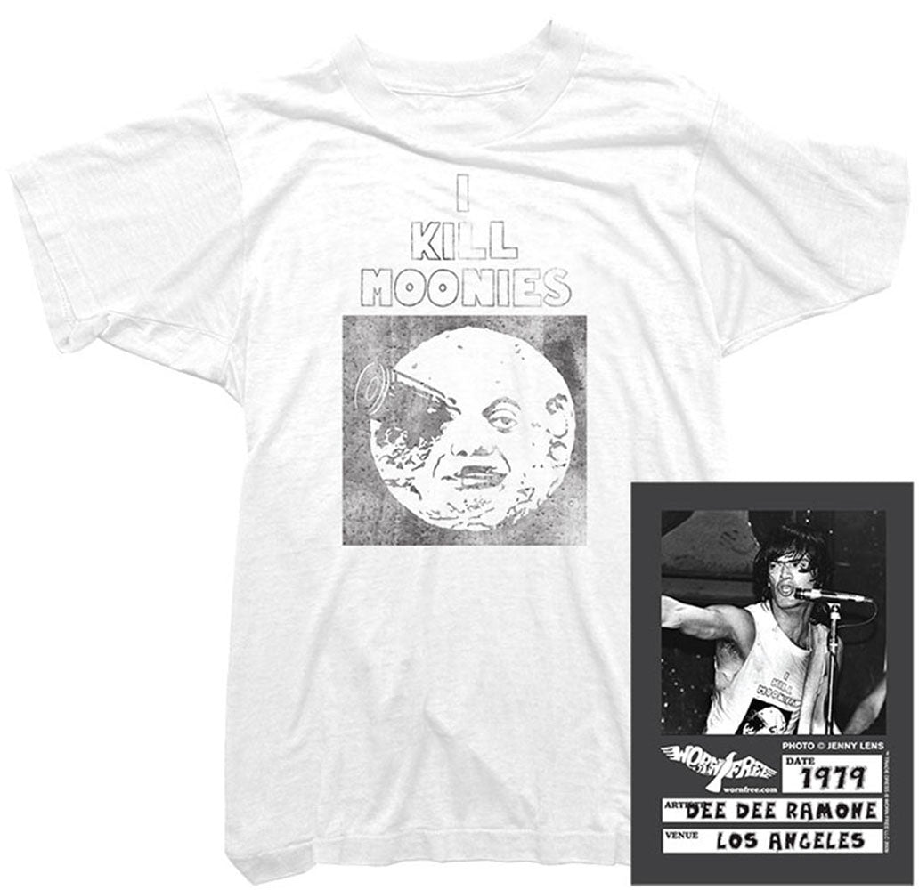 Dee Dee Ramone T-Shirt - I Kill Moonies Tee worn by Dee Dee Ramone