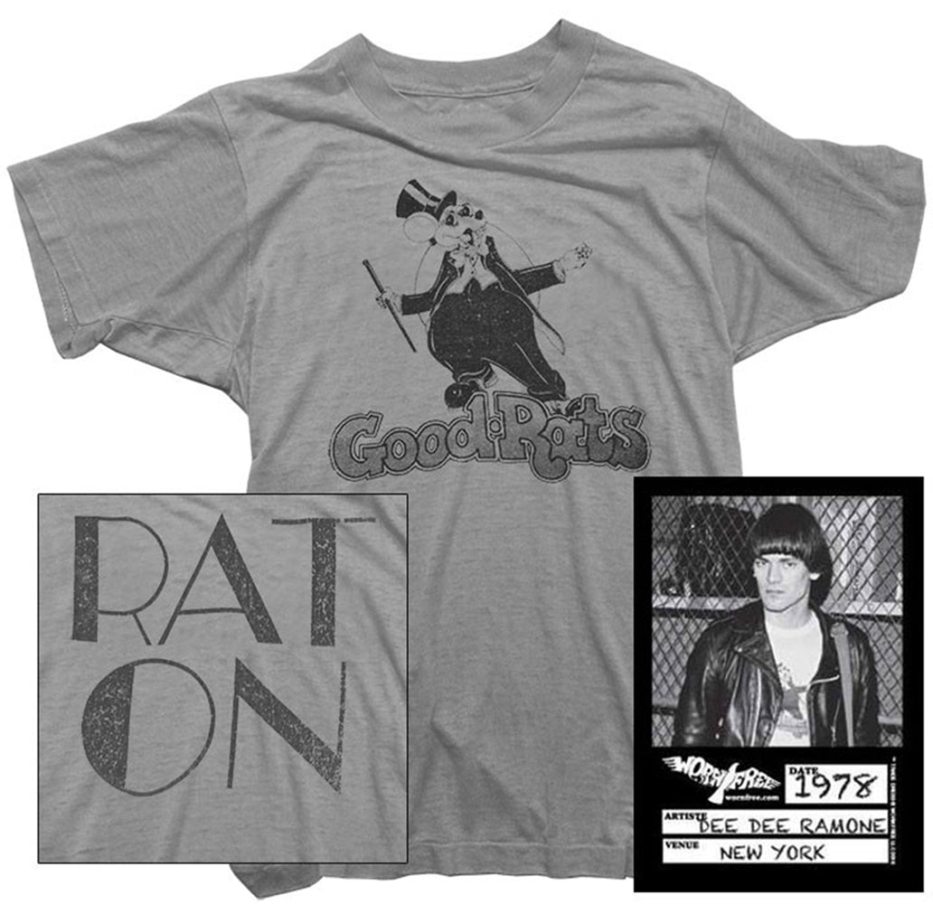 Dee Dee Ramone T-Shirt - Good Rats Tee worn by Dee Dee Ramone