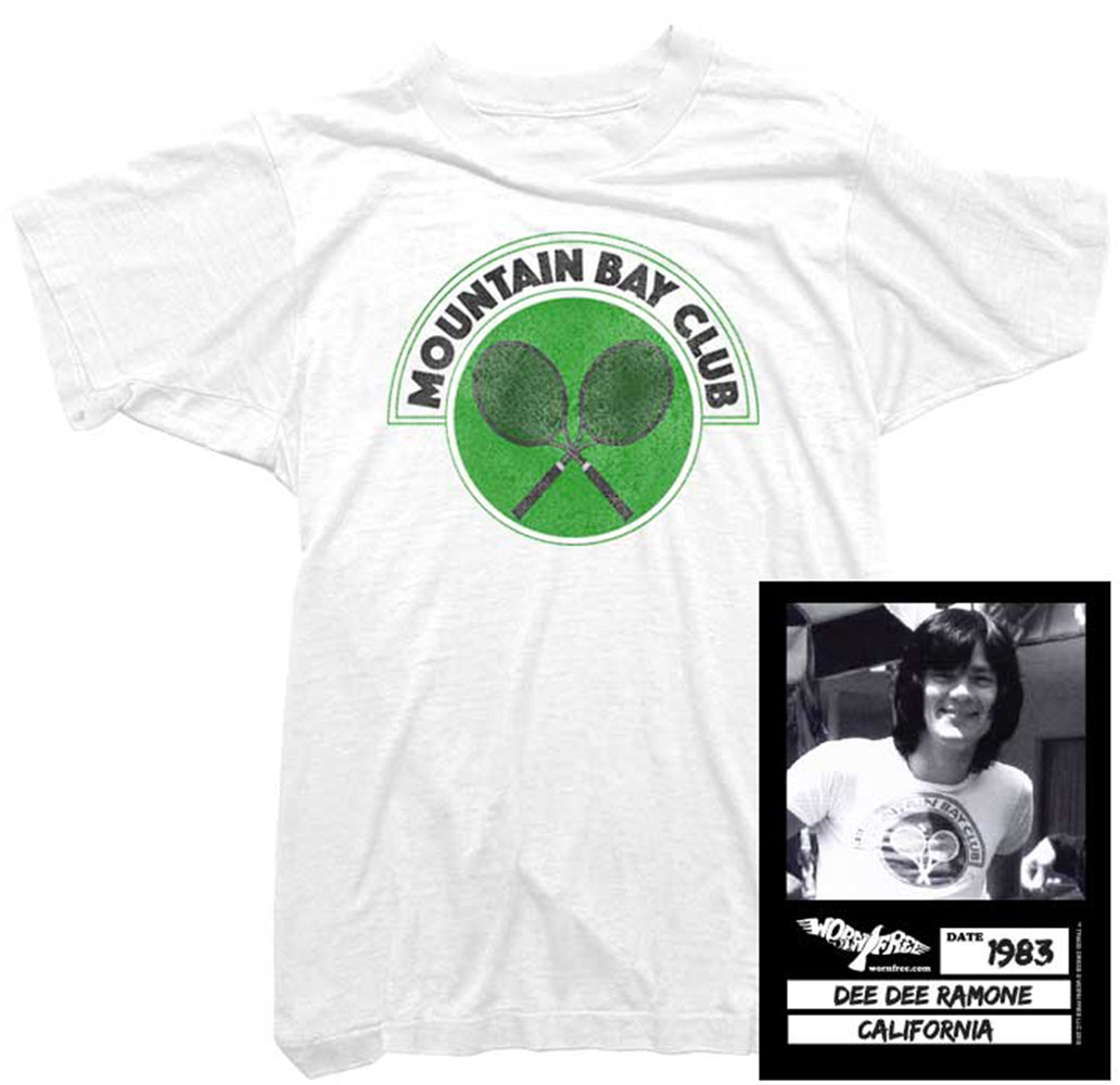 Dee Dee Ramone T-Shirt - Tennis Tee worn by Dee Dee Ramone