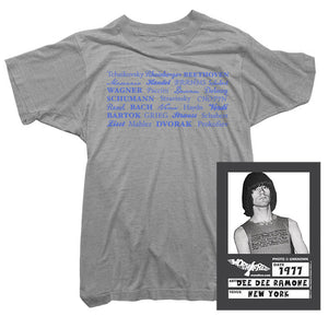 Dee Dee Ramone T-Shirt - Composers Tee worn by Dee Dee Ramone