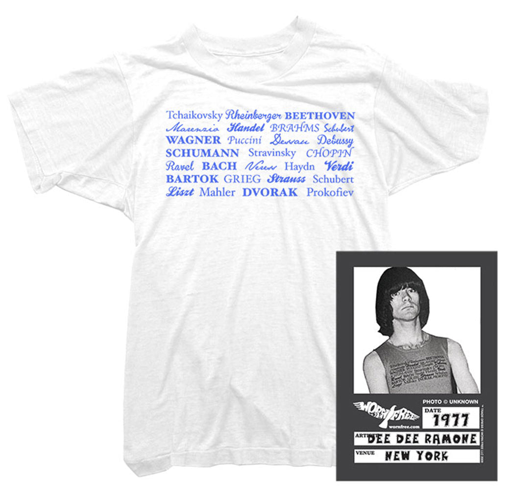 Dee Dee Ramone T-Shirt - Composers Tee worn by Dee Dee Ramone