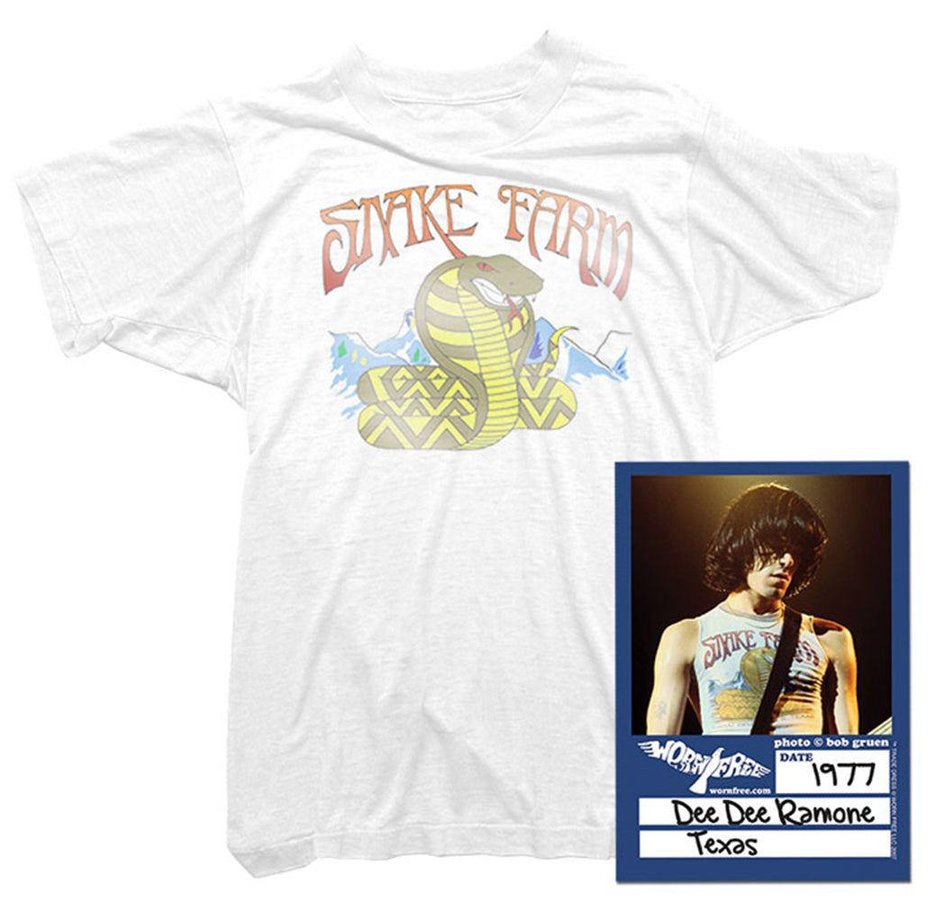 Dee Dee Ramone T-Shirt - Snake Farm Tee worn by Dee Dee Ramone