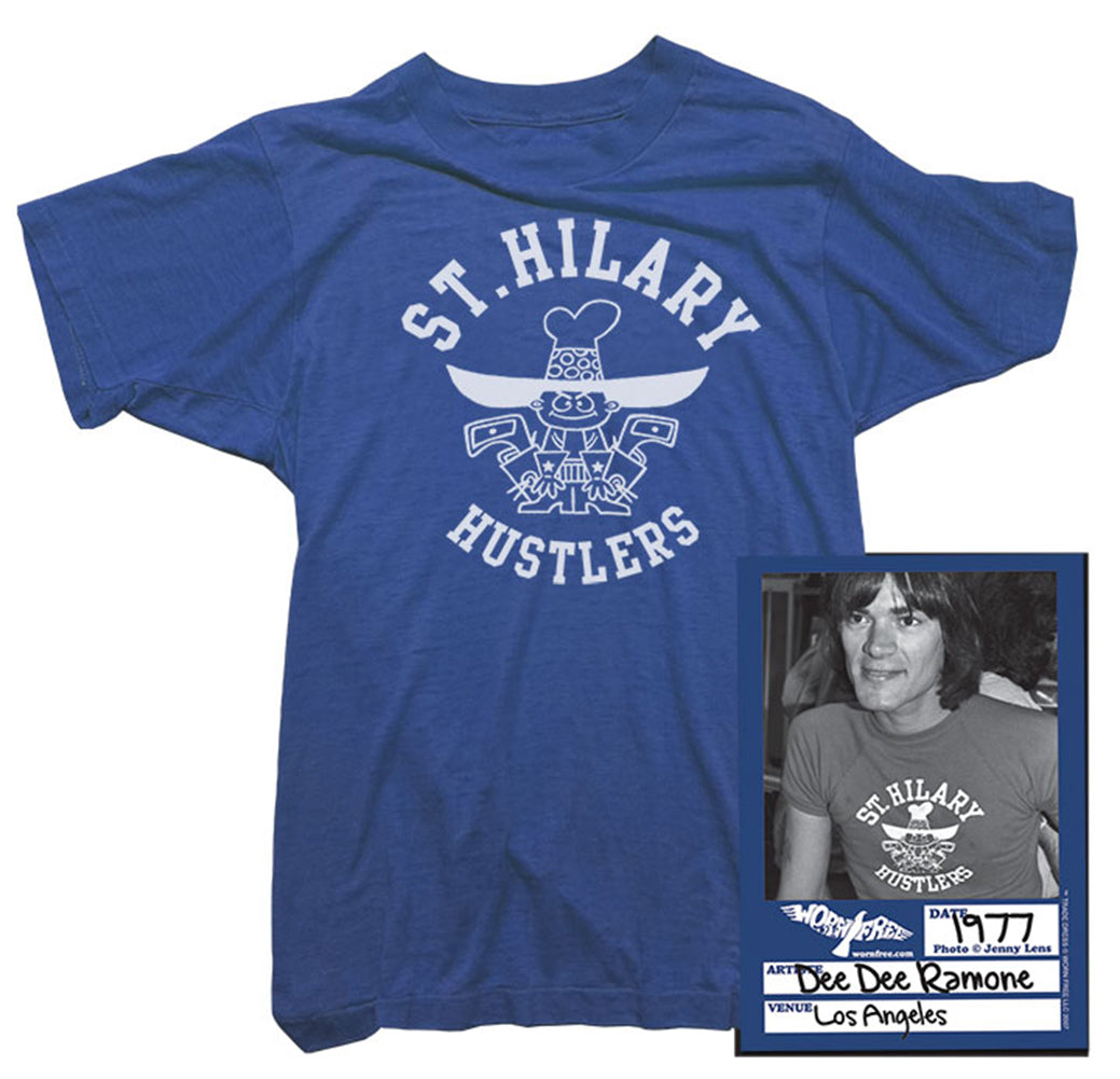 Ramones T-Shirt, Dee Dee Ramone St Hilary Hustlers Tee - Worn Free