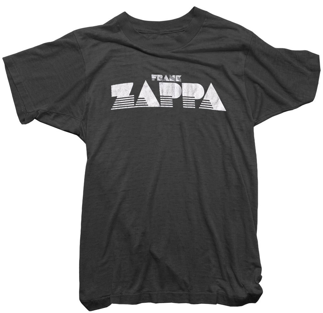 Frank Zappa Tour T-Shirt. Frank Zappa Logo Rock Tee. - Worn Free
