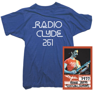 Frank Zappa T-Shirt - Radio Clyde Tee worn by Frank Zappa