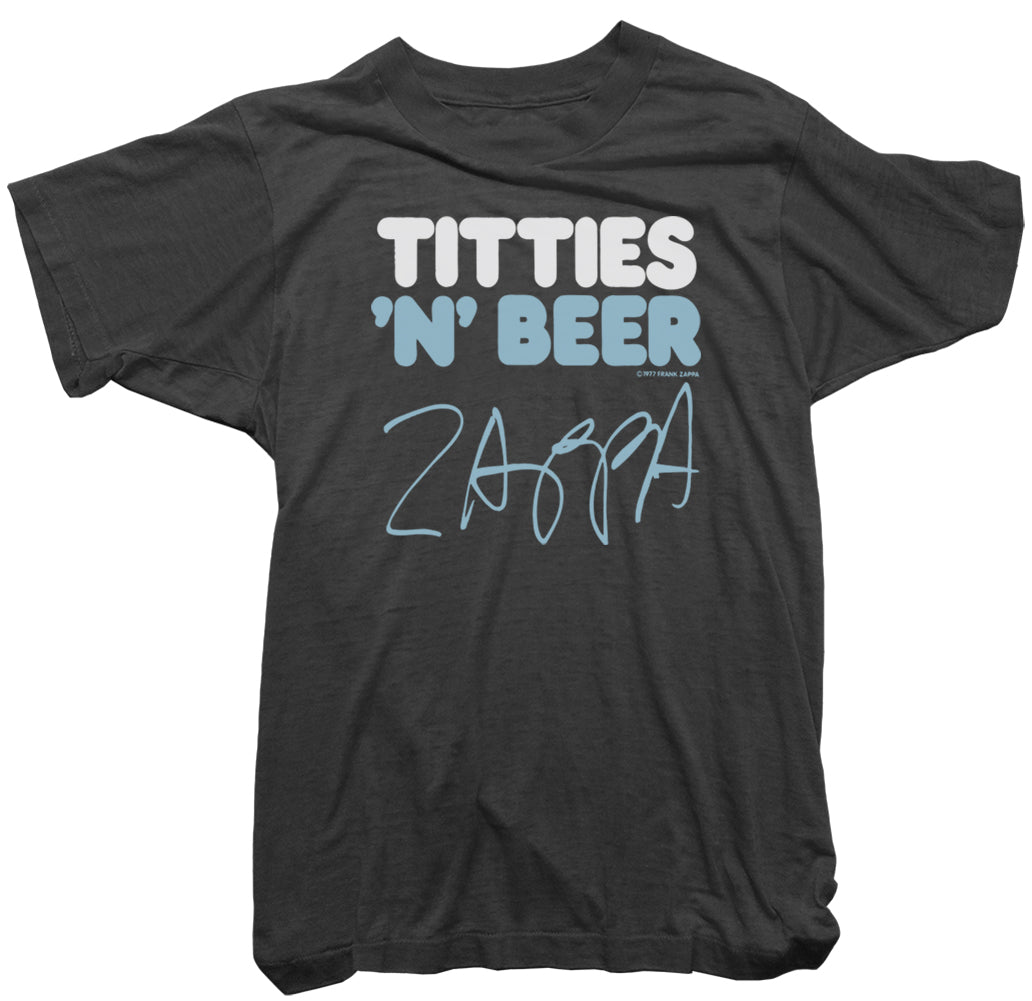 Frank Zappa T-Shirt - Titties 'N' Beer Tee