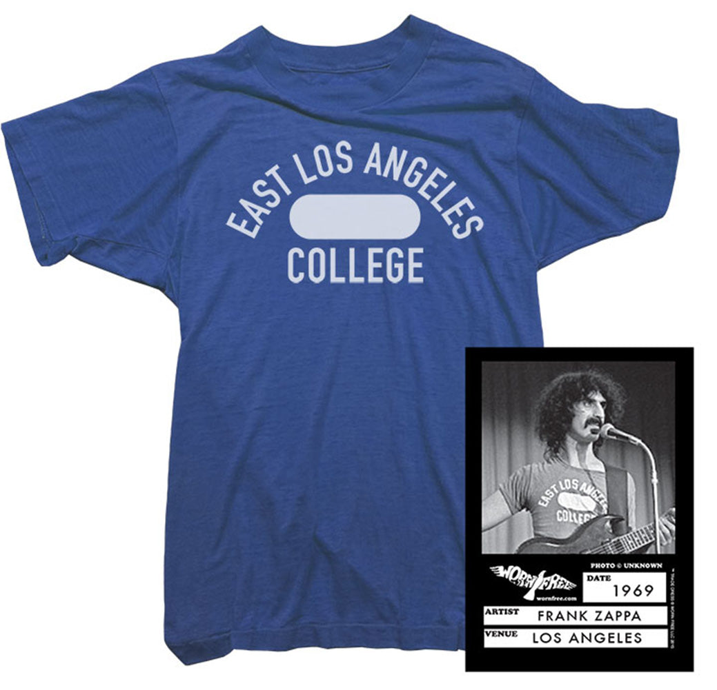 los angeles t shirt blue