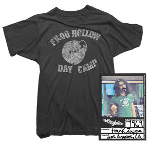 Frank Zappa T-Shirt - Frog Hollow Tee worn by Frank Zappa