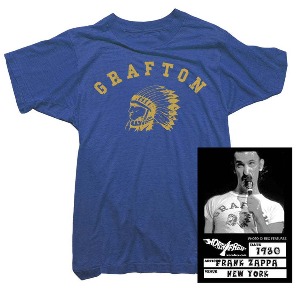 Frank Zappa T-Shirt - Grafton Tee worn by Frank Zappa
