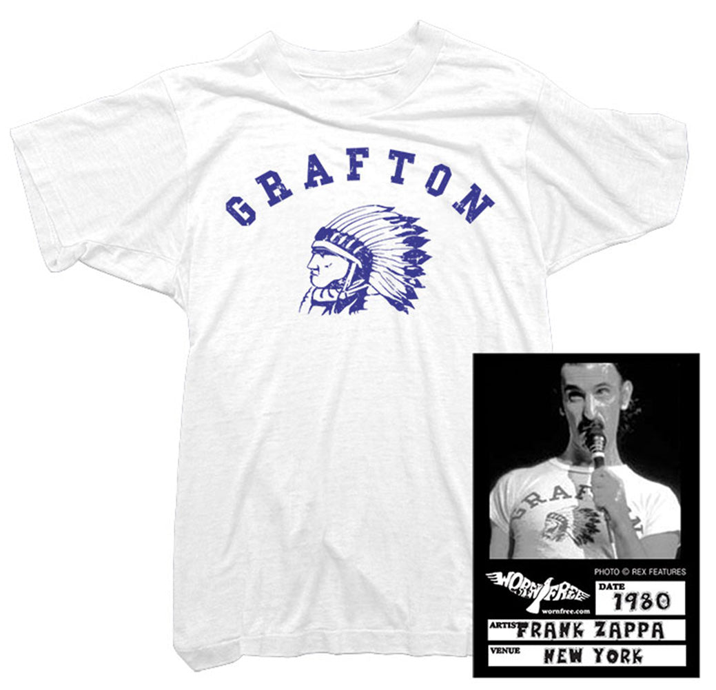 Frank Zappa T-Shirt - Grafton Vintage Athletic Tee. - Worn Free