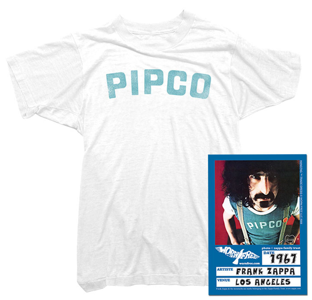 Frank Zappa T-Shirt - Pipco Tee worn by Frank Zappa