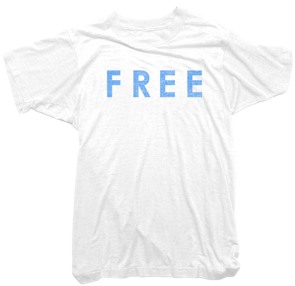 Free Free Vintage T-Shirt featuring the word free. - Worn Free