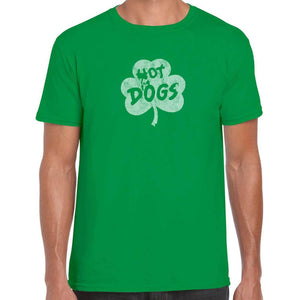Hot Dog Shamrock T-Shirt
