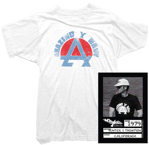 Hunter S Thompson T-Shirt - Amazing X Navy T-Shirt