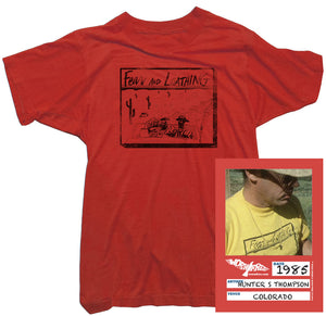 Hunter S Thompson T-Shirt - Fear and Loathing T-Shirt