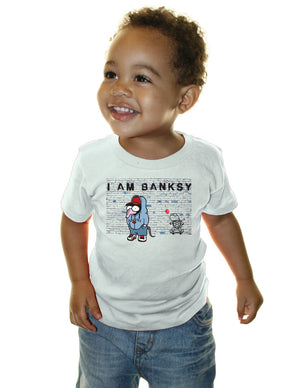 I am Banksy T-Shirt - Wonga World Banksy Tee