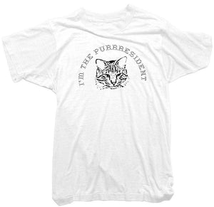 Worn Free T-Shirt - I'm the Purrresident Cat T-Shirt