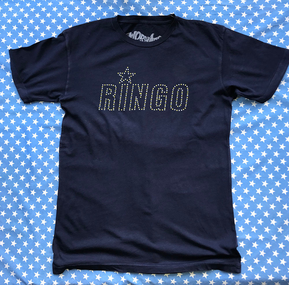 Ringo Star T-Shirt Sample from 2007 Ultra Rare Mens Medium