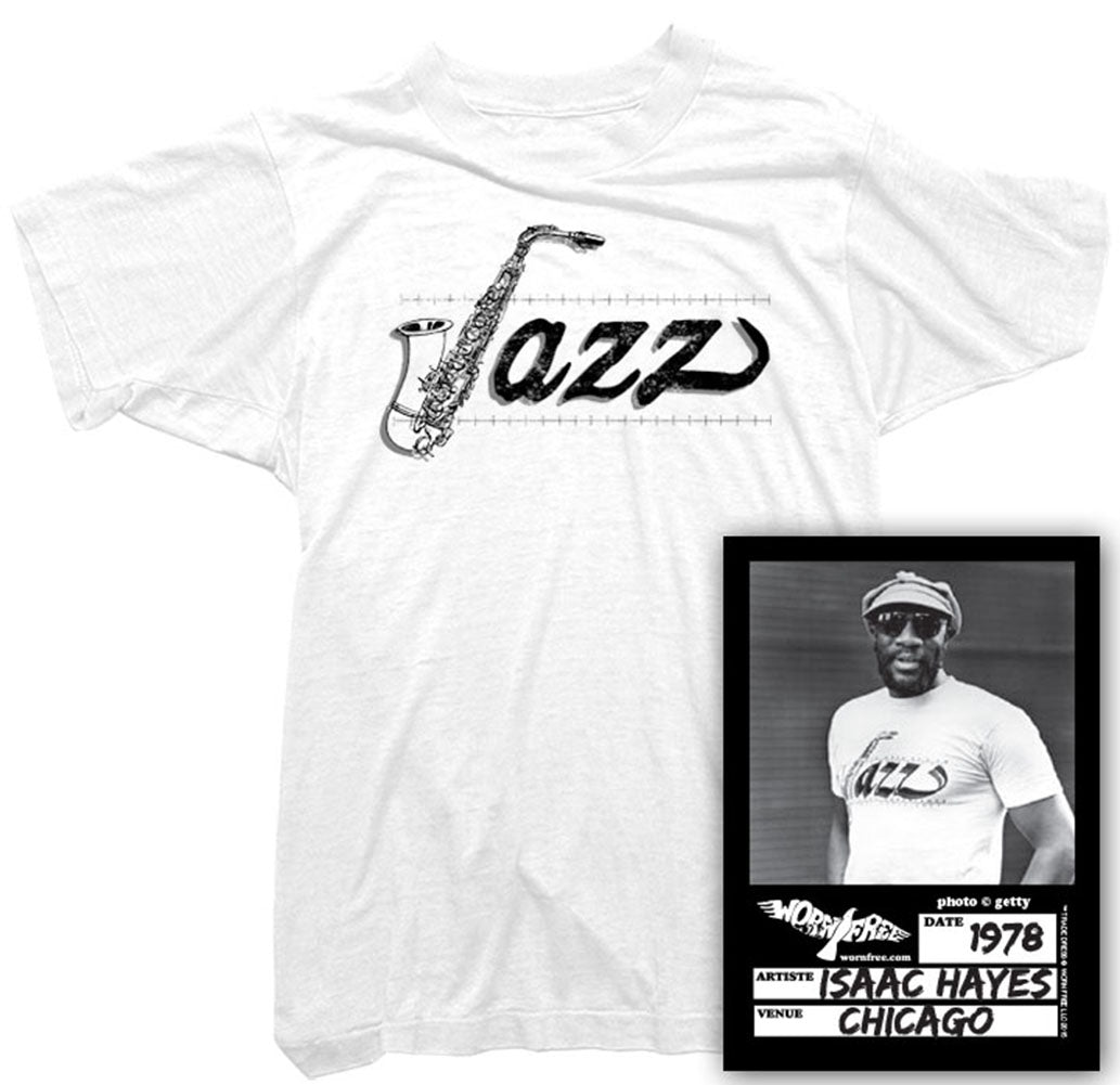 Isaac Hayes T-Shirt - Jazz Tee worn by Isaac Hayes