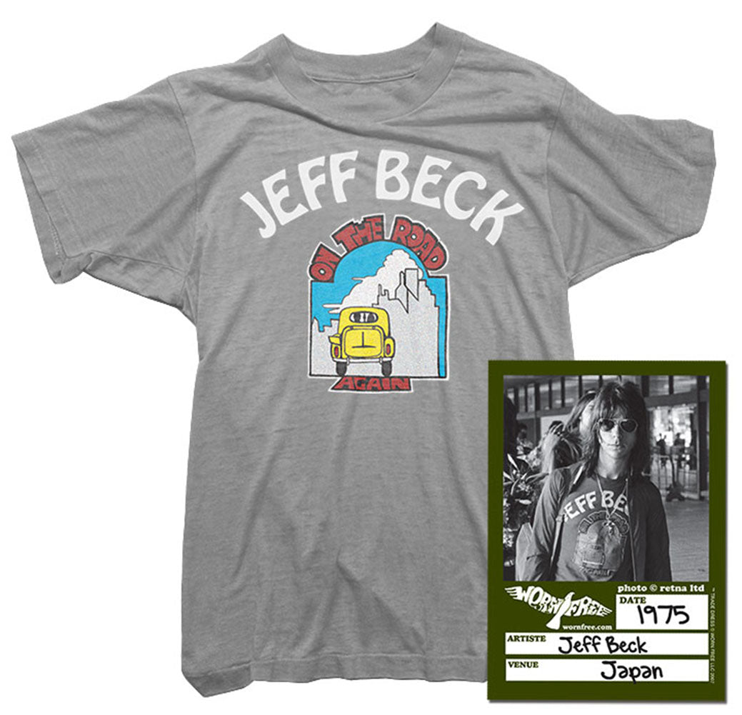 Jeff Beck Tour T-Shirt- On Road Rock Tee. Worn By Beck. - Worn Free