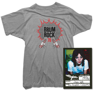 Joan Jett T-Shirt - Brum Rock 76 Tee worn by Joan Jett