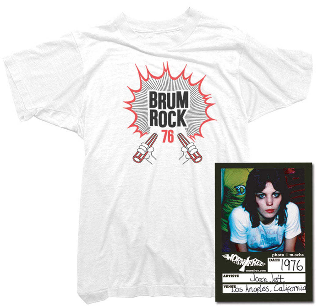Joan Jett T-Shirt - Brum Rock 76 Tee worn by Joan Jett