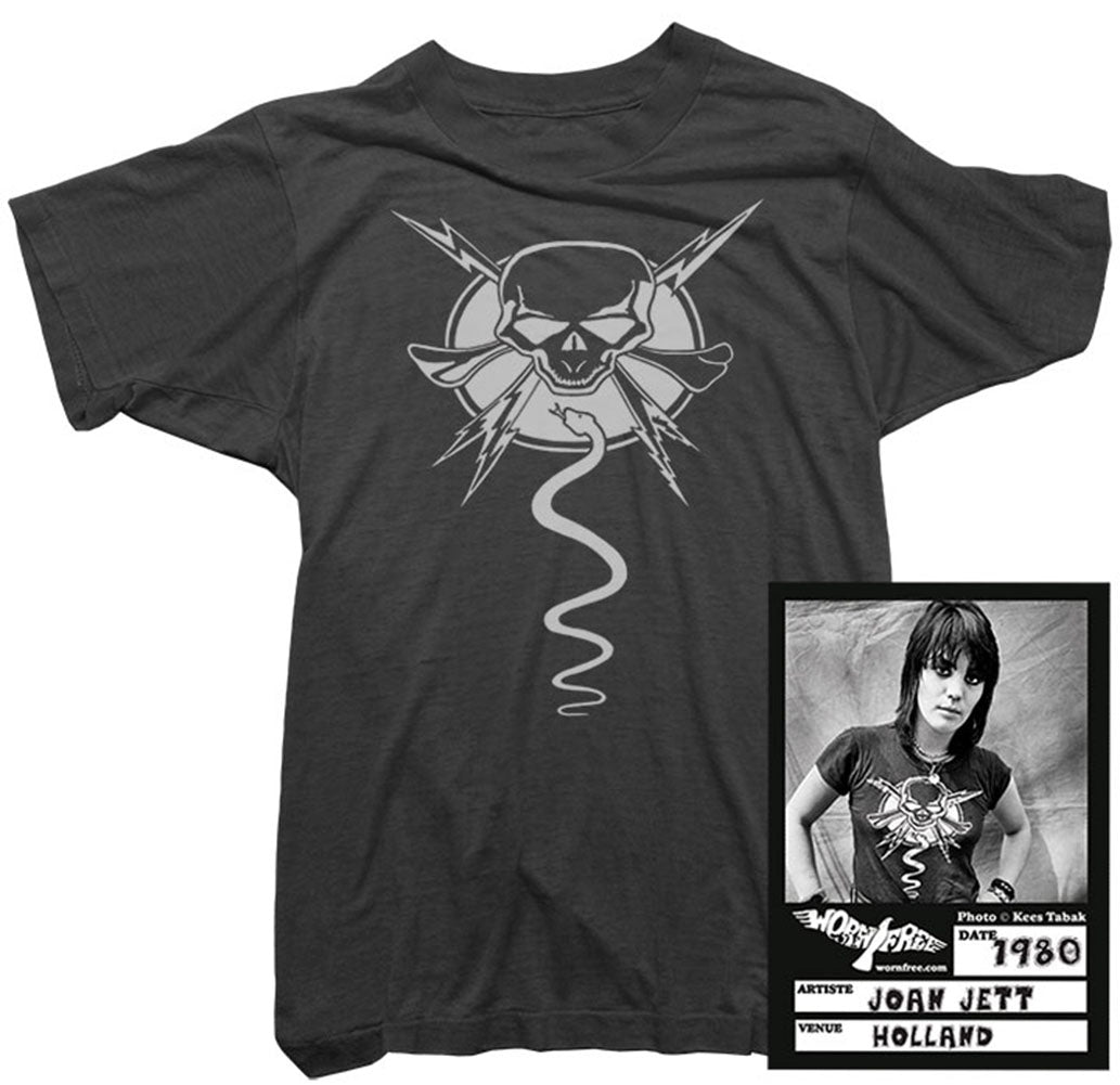Joan Jett / ジョーン・ジェット [Worn Free] Joan Jett / Turners Scoop Neck Tee (Black) (Womens) Joan Jett & The Blackhearts 'Band Logo' (Black) T-Shirt
