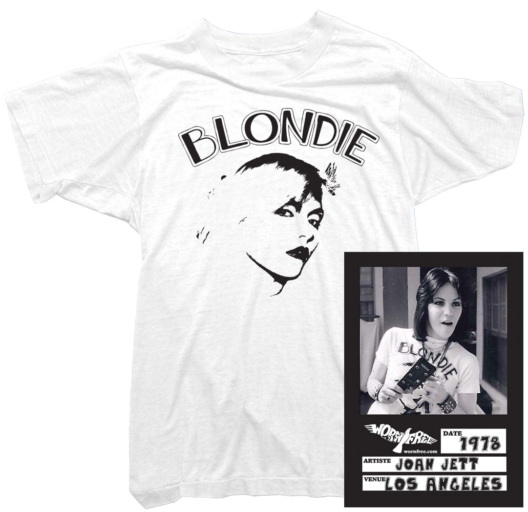 【90s】JOAN JETT Tシャツ US/Mサイズ M&O Knits 90s】JOAN JETT Tシャツ US/Mサイズ M&O Knits ミュージシャン