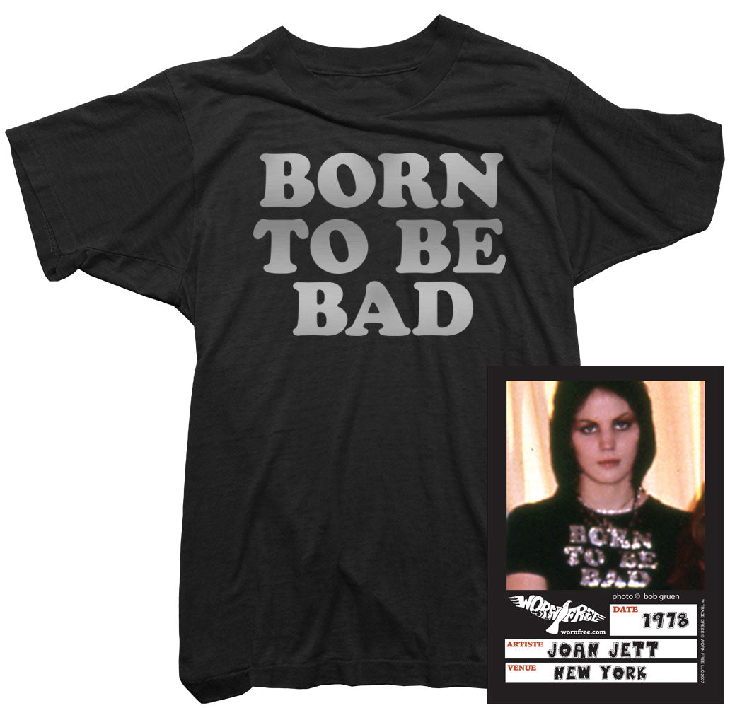 Joan Jett T-Shirt - Born To Be Bad Tee worn by Joan Jett