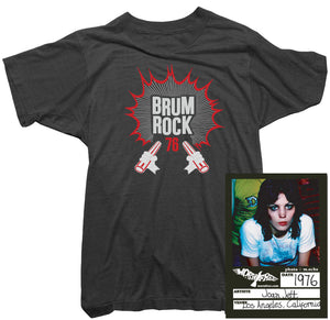 Joan Jett T-Shirt - Brum Rock 76 Tee worn by Joan Jett