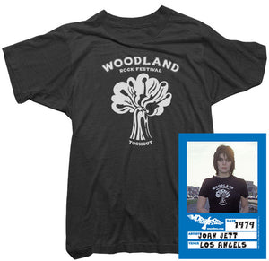 Joan Jett T-Shirt - Woodland Festival Tee worn by Joan Jett
