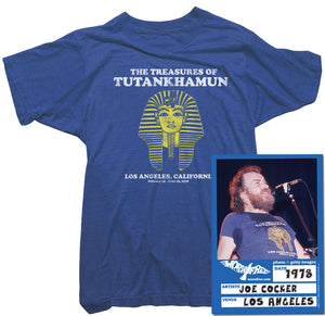 Joe Cocker T-Shirt - Tutankhamun Tee worn by Joe Cocker