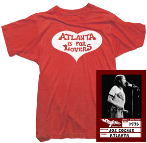 Joe Cocker T-Shirt - Atlanta Is For Lovers Tee worn by Joe Cocker