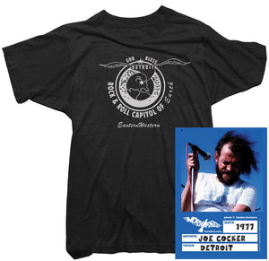 Joe Cocker T-Shirt - Detroit Tee worn by Joe Cocker