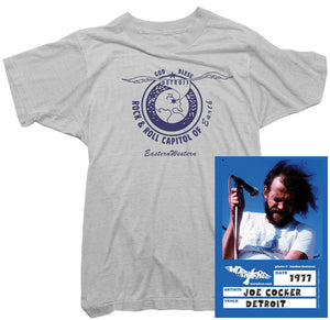 Joe Cocker T-Shirt - Detroit Tee worn by Joe Cocker