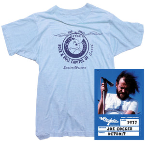 Joe Cocker T-Shirt - Detroit Tee worn by Joe Cocker