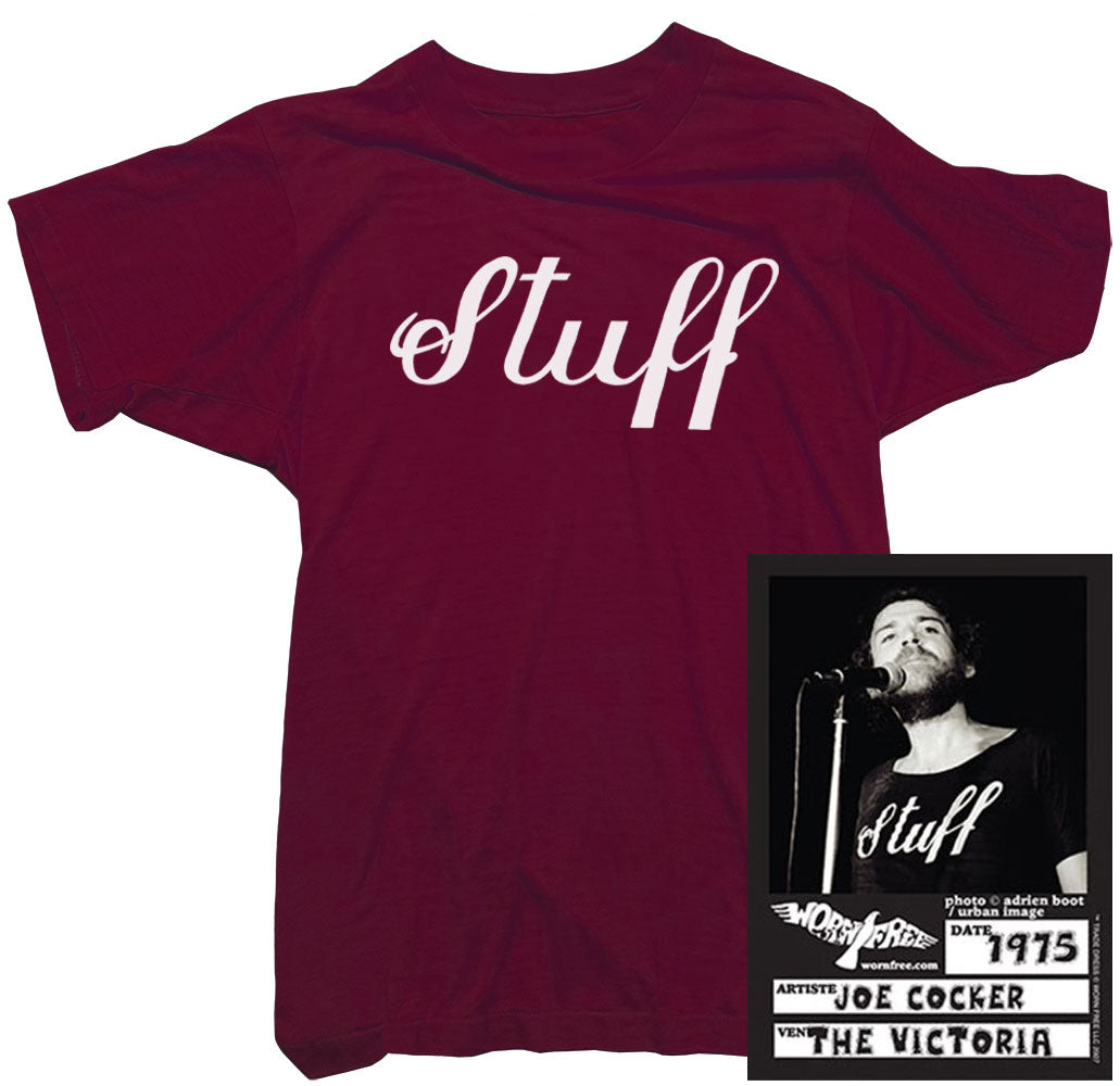 bark episode slå Joe Cocker T-Shirt. Stuff tee worn by Joe Cocker. - Worn Free