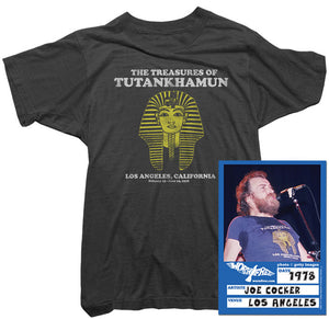 Joe Cocker T-Shirt - Tutankhamun Tee worn by Joe Cocker